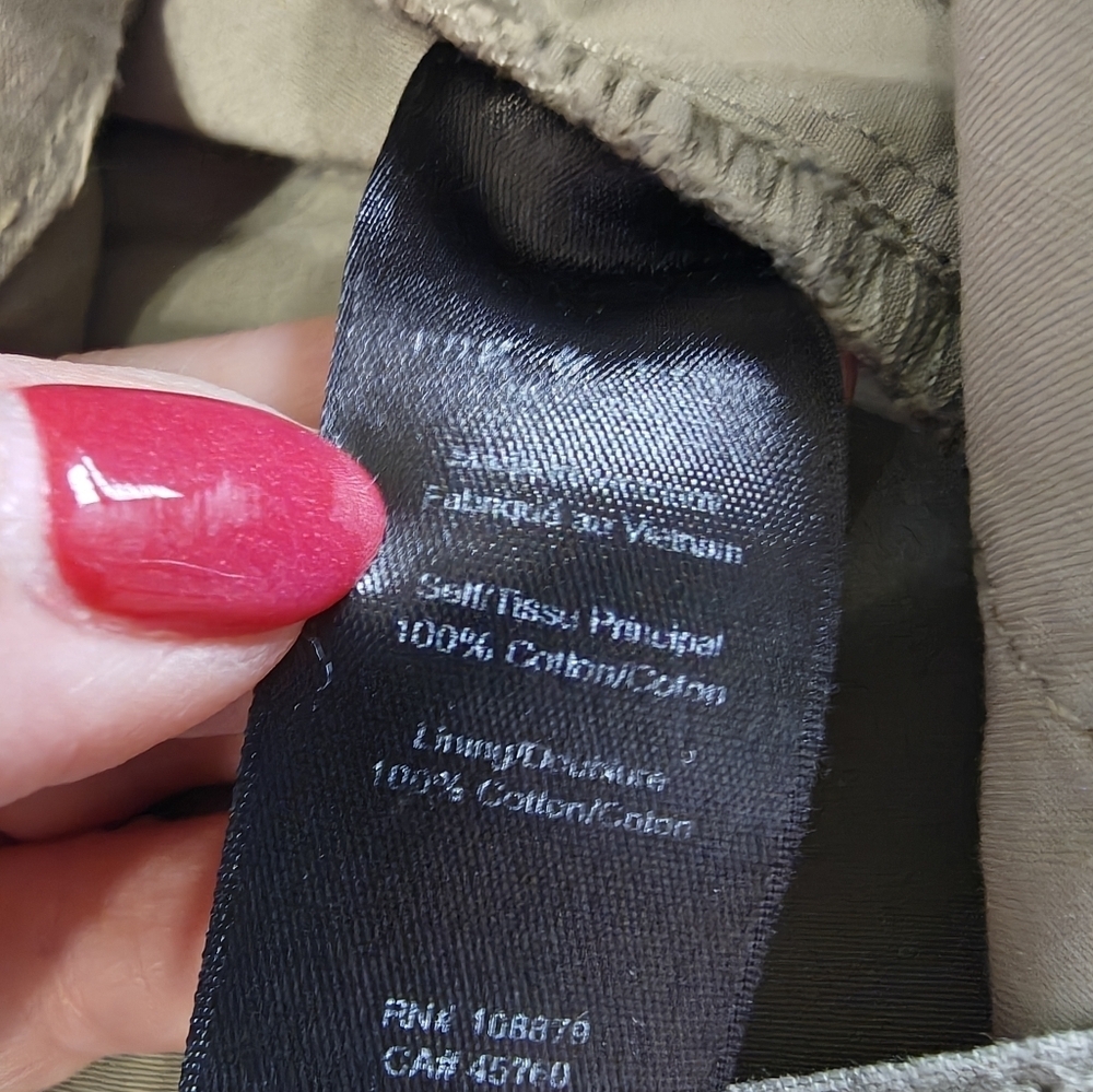 rag and bone Sage Green Button up Joggers - Picture 4 of 5